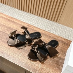 The row sandals