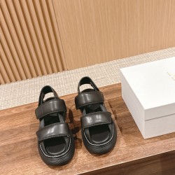The row sandals