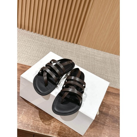 The row sandals