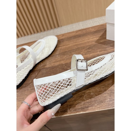 The row sandals