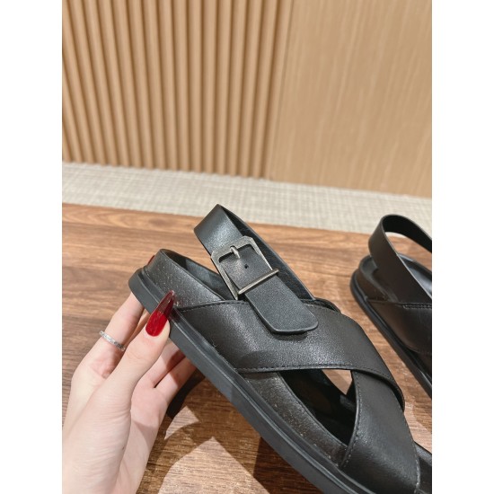 The row sandals