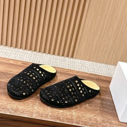 The row sandals