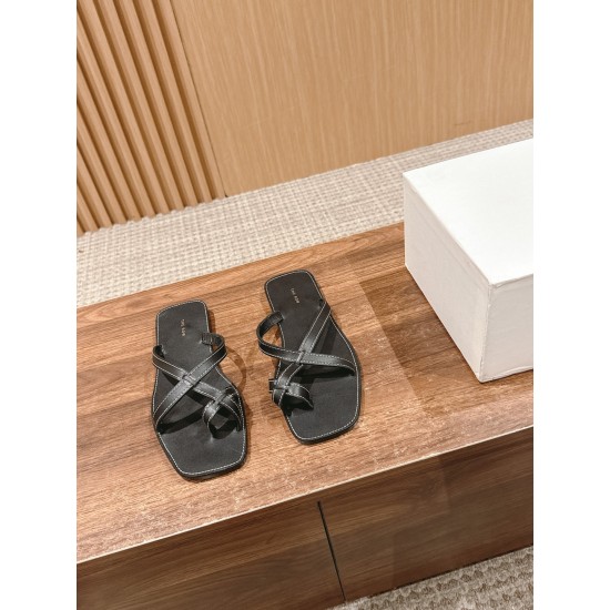 The row sandals