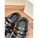 The row sandals
