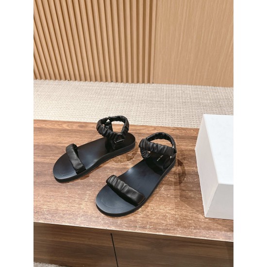 The row sandals