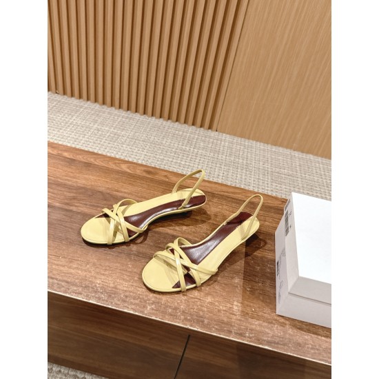 The row sandals