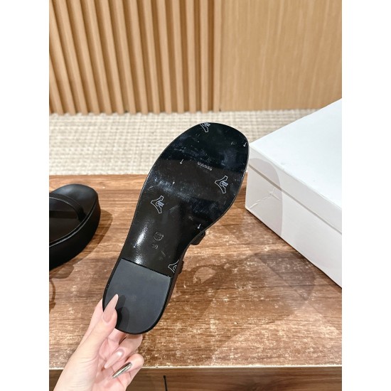 The row sandals