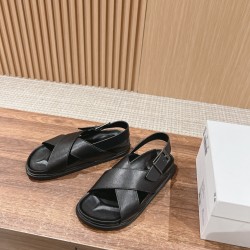 The row sandals