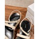 The row sandals