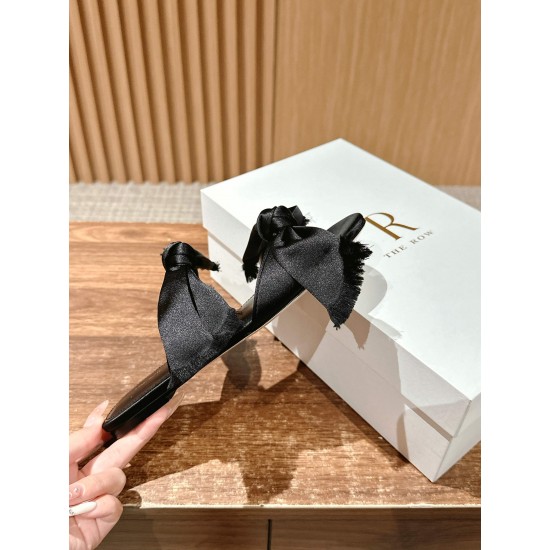 The row sandals