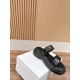 The row sandals
