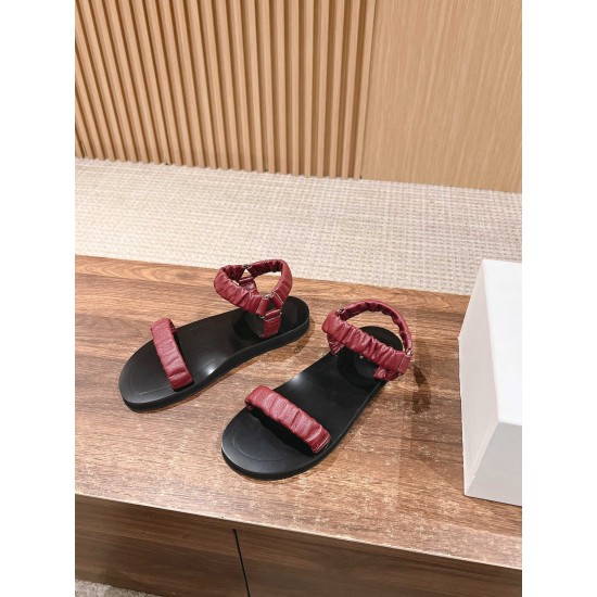 The row sandals