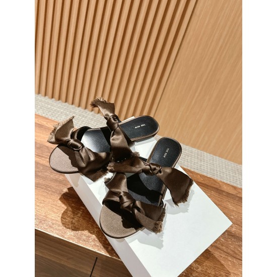 The row sandals