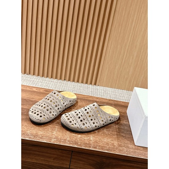 The row sandals