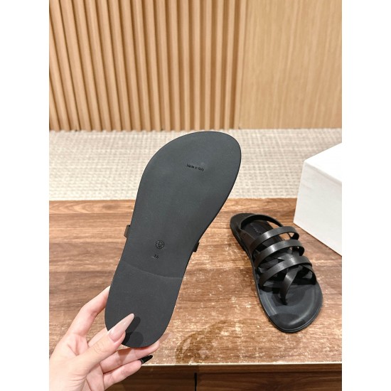 The row sandals