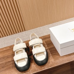 The row sandals