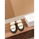 The row sandals