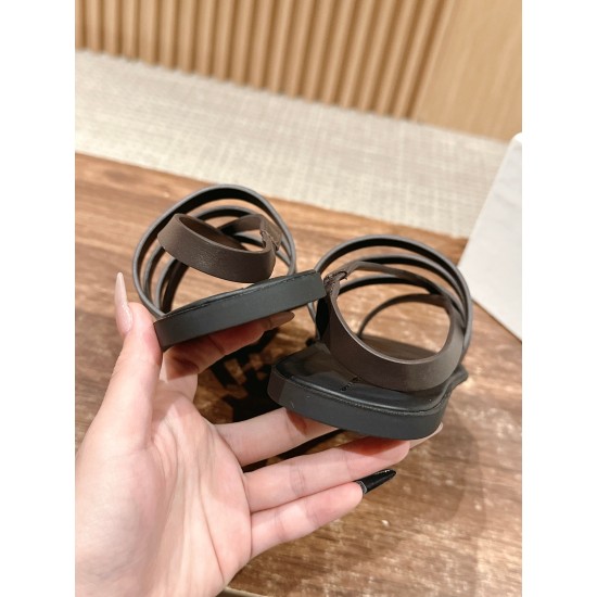The row sandals