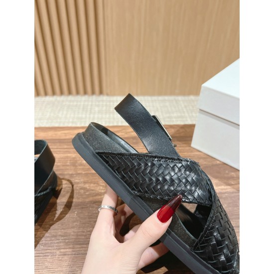 The row sandals