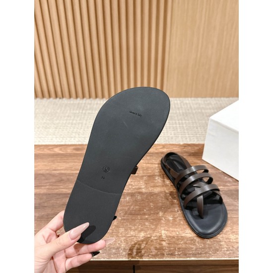 The row sandals