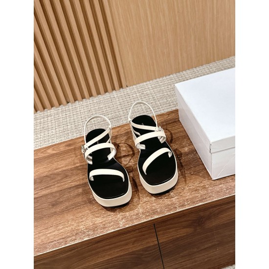 The row sandals