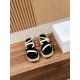 The row sandals