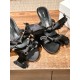 The row sandals