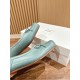 The row sandals
