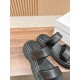 The row sandals