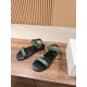 The row sandals