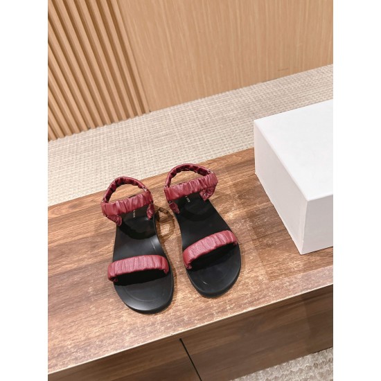 The row sandals