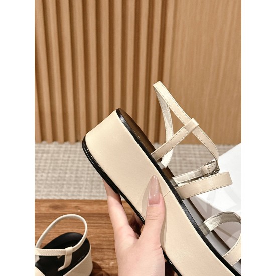 The row sandals