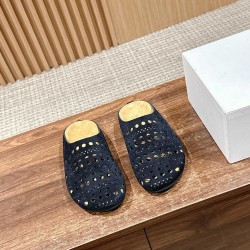 The row sandals