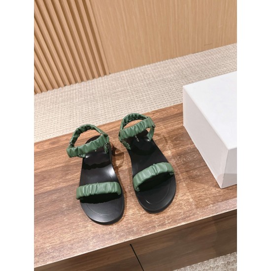 The row sandals