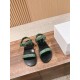 The row sandals