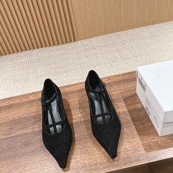 The row sandals