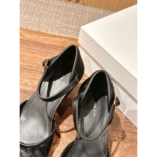 The row sandals