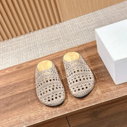 The row sandals