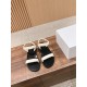 The row sandals