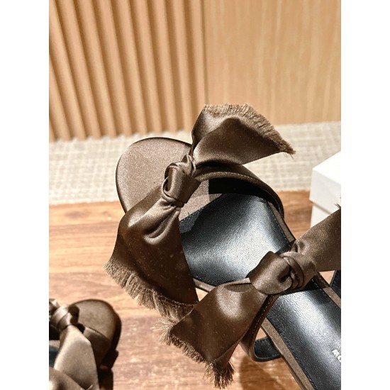 The row sandals