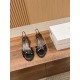 The row sandals