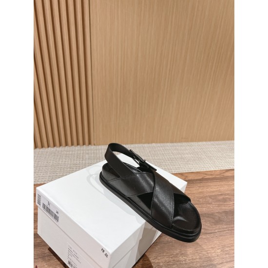 The row sandals