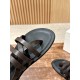The row sandals