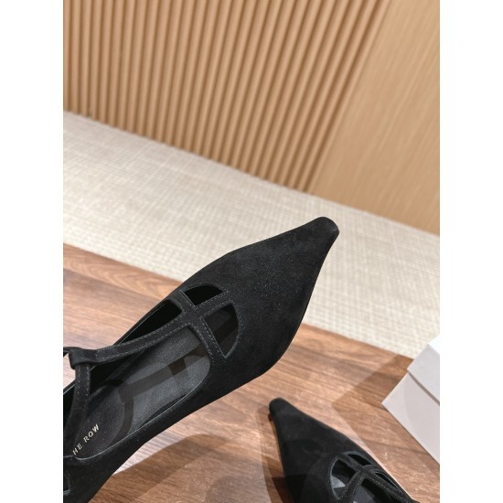 The row sandals