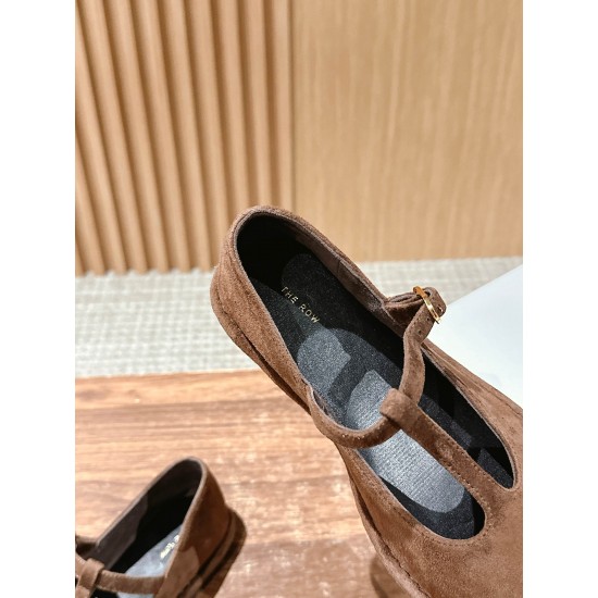 The row sandals