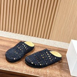 The row sandals