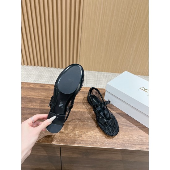 The row sandals