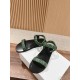 The row sandals