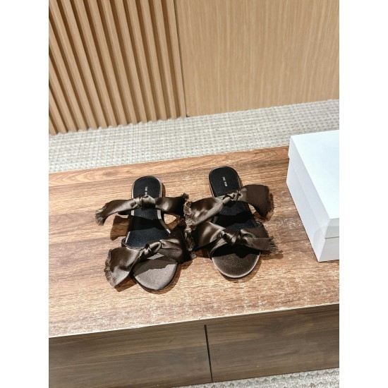 The row sandals