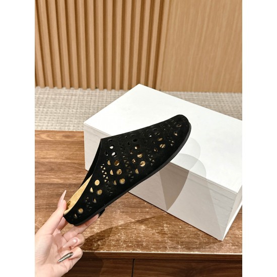 The row sandals